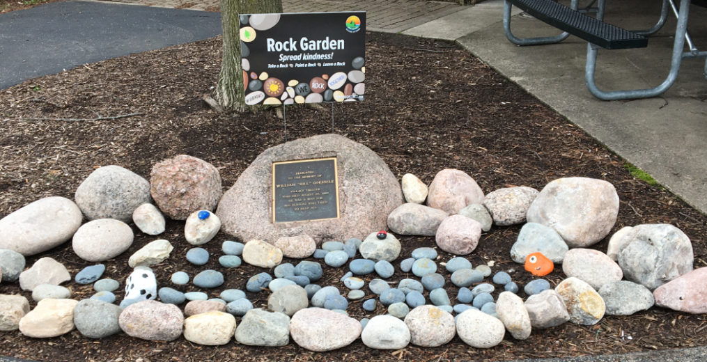 Rock Gardens Vernon Hills Park District, Memorial Garden Rocks
