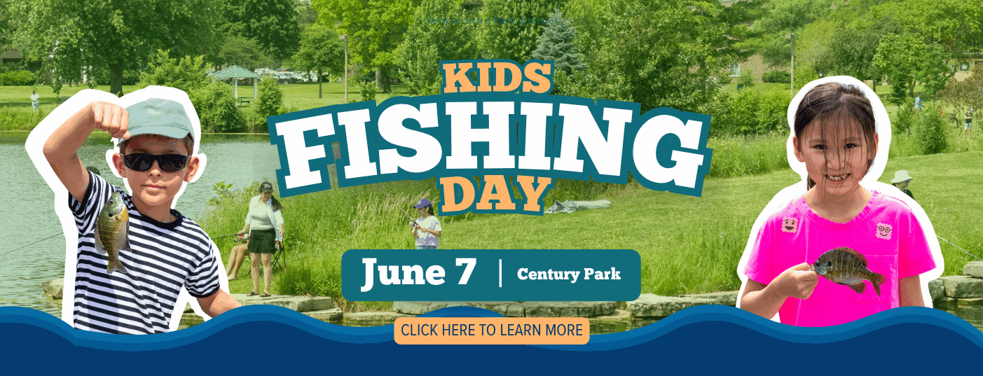Kids Fishing Day Banner 